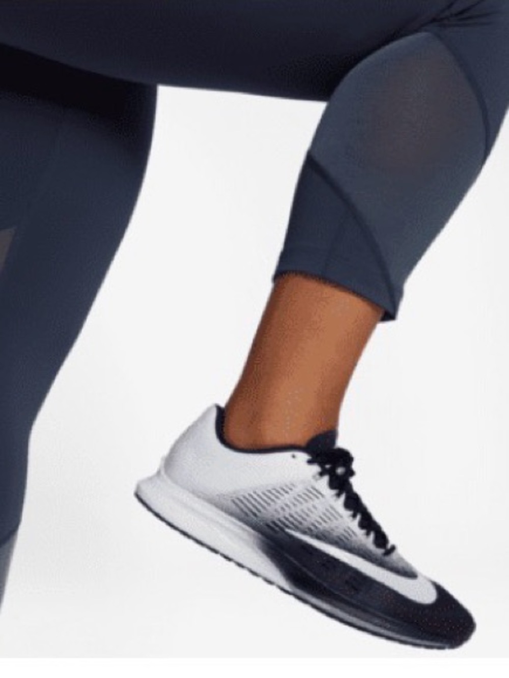 Nike 2X (20W-22W) Epic Luxe Running Crops, Thunder Blue